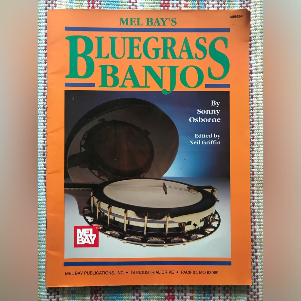Mel Bay's Bluegrass Banjo by Sonny Osborne, 1974 Paperback